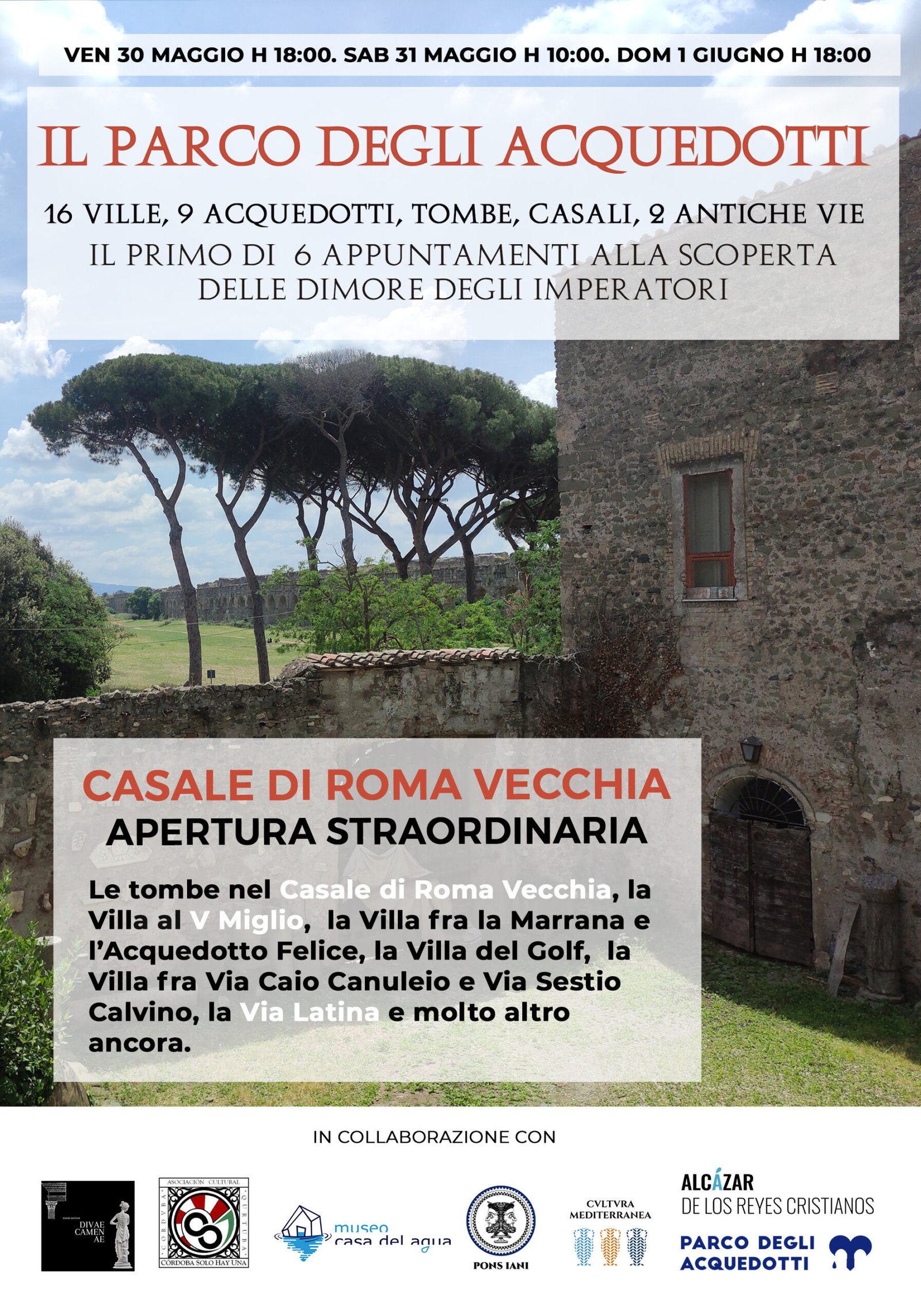Locandina V Miglio Casale di Roma Vecchia